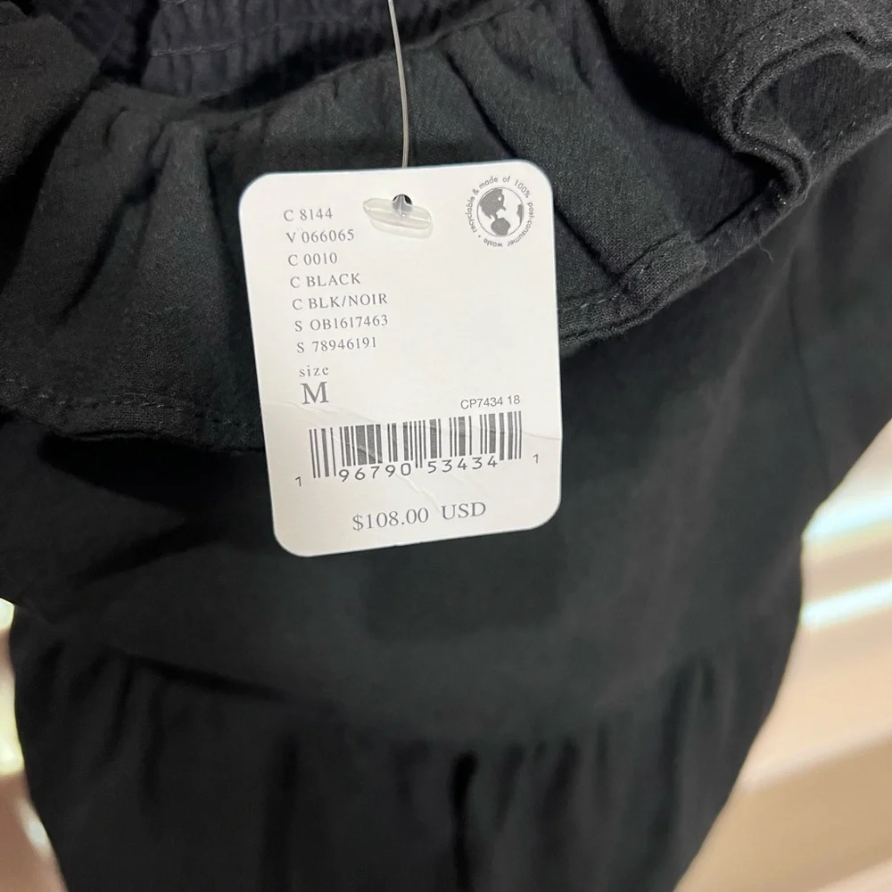 🆕 Free People Black Backless Ruffle Dress - Picture 2 of 4